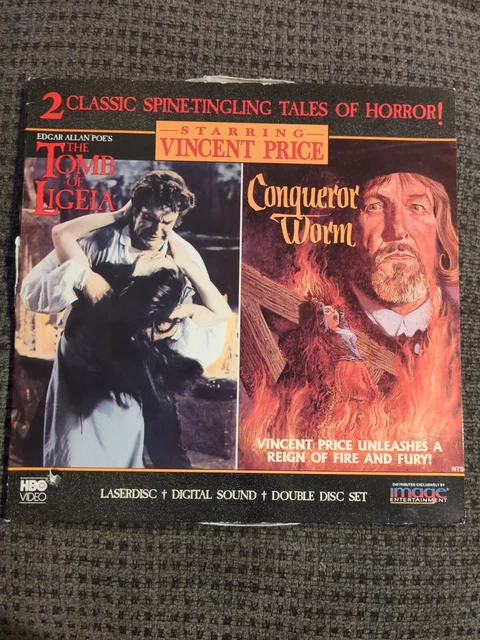 THE TOMB OF Ligeia & Conqueror Worm "Double Feature - LASERDISC £8.62 ...