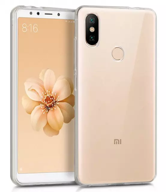 Funda Xiaomi Mi 6X / Mi A2 (4G) Carcasa Gel TPU Silicona PTG Transparente