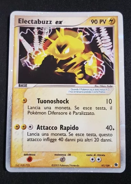 Electabuzz EX 97/109 Ex Rubino e Zaffiro Ita - Pokemon
