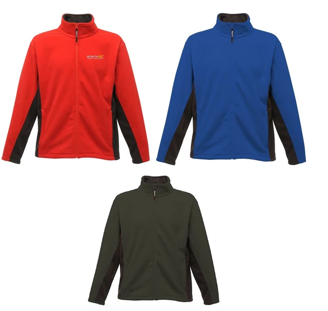 Regatta Mens Energise Full Zip Up Fleece Jacket Anti-Pill Royal Blue Zip Pockets