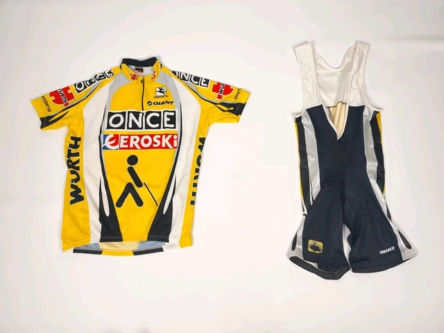 Combo Vintage Maillot + Cuissard Cyclisme Espagne - NOS Taille XS, époque Eroica