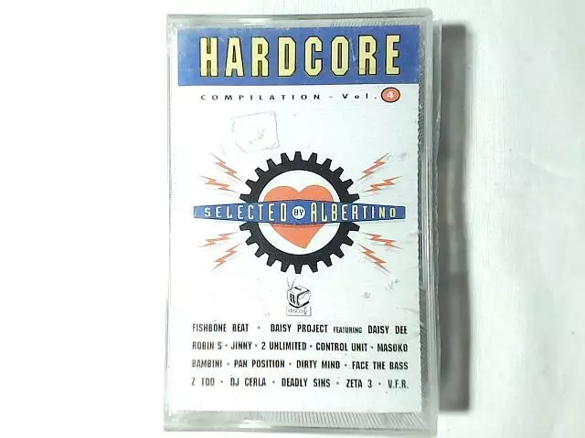 MC Hardcore compilation vol. 4 cassette k7 DJ CERLA 2 UNLIMITED SIGILLATA SEALED
