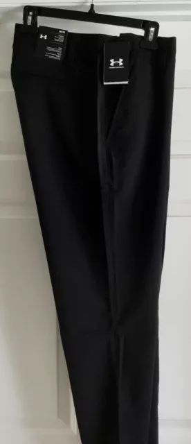 Under Armour Golf Matchplay Men’s Black Straight Leg Golf Trousers Bnwt 36/32 3