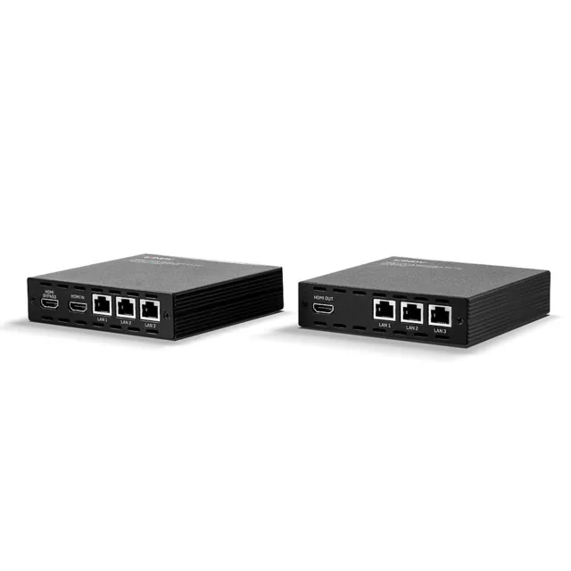 Lindy 100m C6 HDBaseT Extender Pro PoH Up to 4K 3D 10/100 RS 2