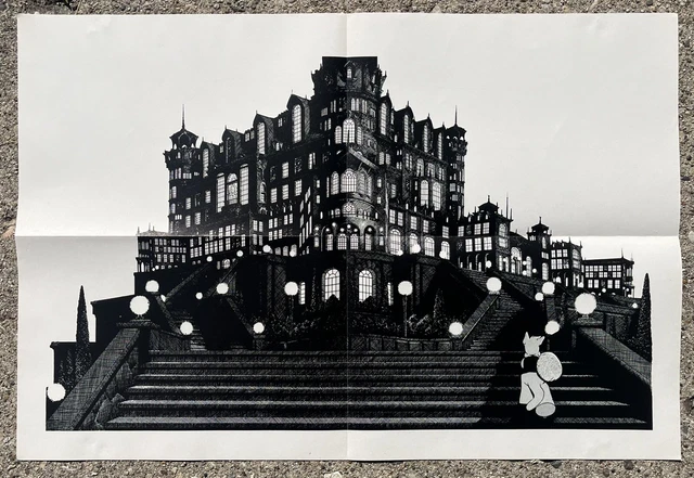Cerebus the Aardvark Original 1980s High Society Poster Dave Sim 22” x 16”