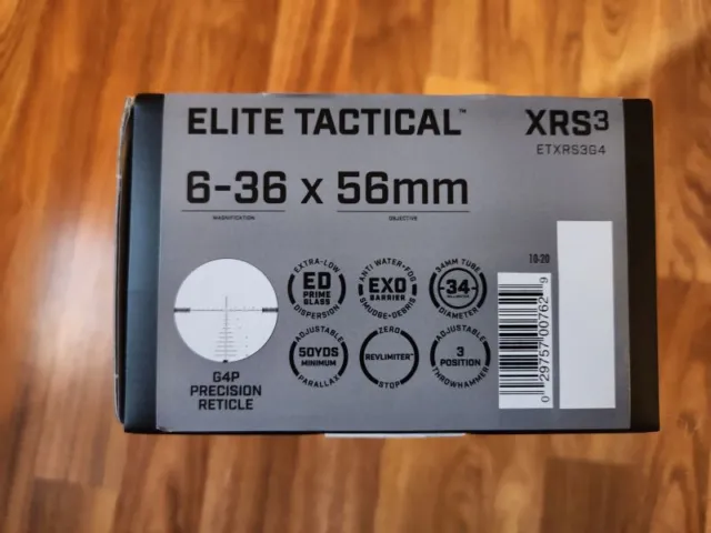 Bushnell XRS IIl  Elite Tactical 6-36×56 G4P RETICAL