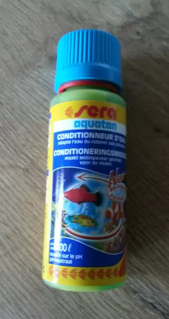 Sera Aquatan Conditionneur d'eau 100ml Adapte l'eau du robinet aux poissons