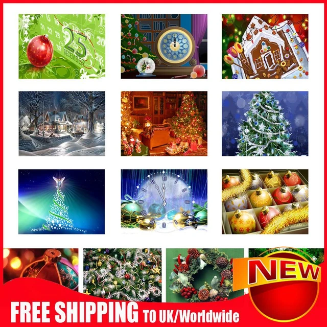 Christmas decorations 50x40cm Oil Paint By Numbers DIY Painting