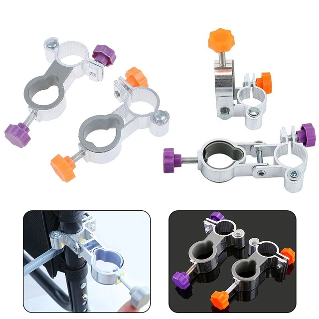 Soporte paraguas de 25 mm con clip de orificio de montaje resistente a impactos duraderos