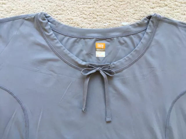 Womens Lucy Activewear Circuit Training Pullover In Light Grey Sz M New W/Tags 2