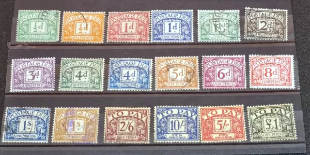 GB Postage Due stamps lot