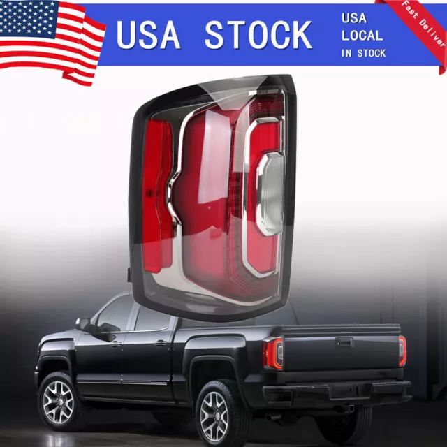 Left Tail Lights For 2016 2018 GMC Sierra Denali Rear brake Tail Light 84365930