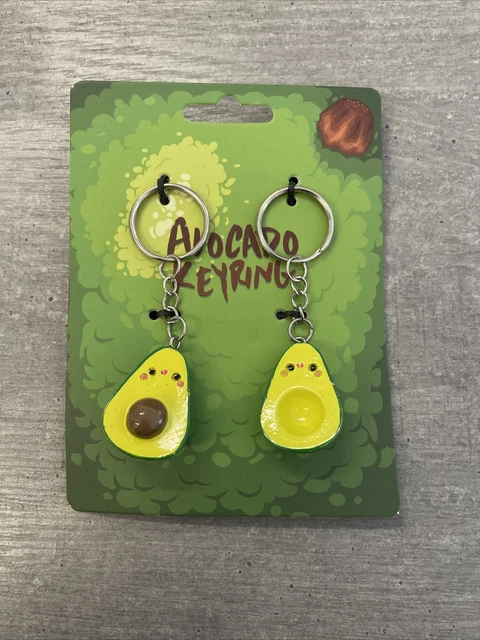 Avocado -  schlüsselanhänger | Keyring 2er Set