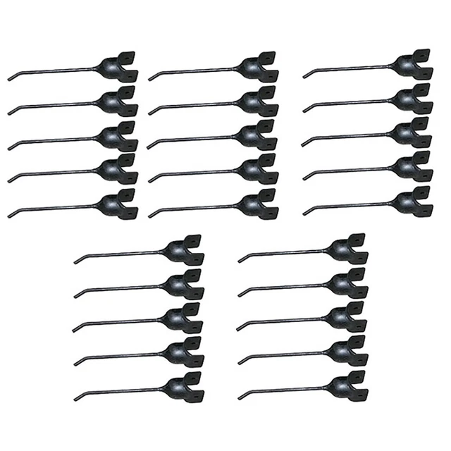 Twenty Five New Rubber Mount Rake Teeth Fits JD RMT7 RMT-7 700 673 672 AE47389