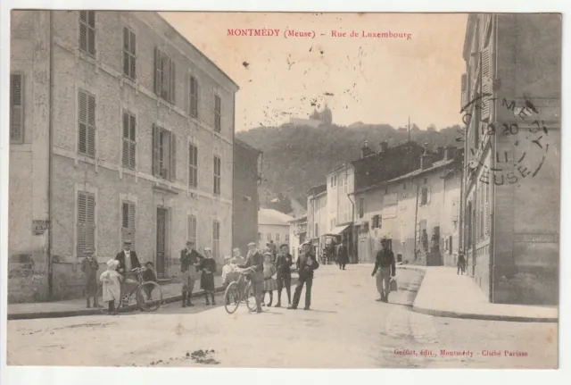 MONTMEDY - Meuse - CPA 55 - Belle Animation rue du Luxembourg