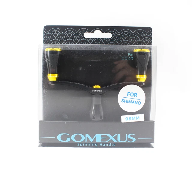Poignée Double Gomexus MYD98T22GDXB – Alu Noir 98mm – Pour Moulinet Daiwa