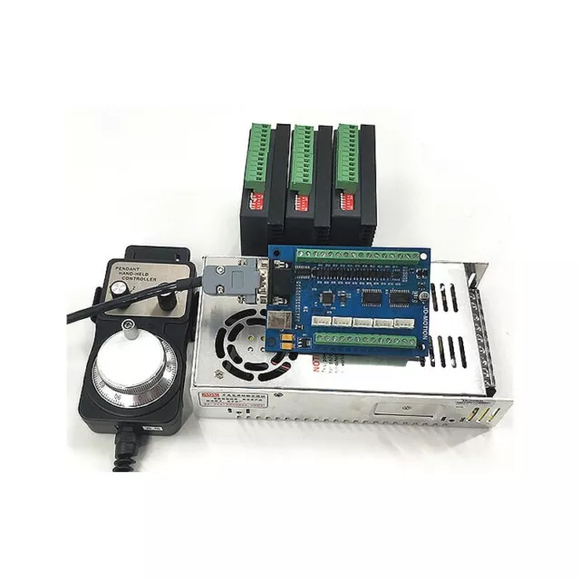 MACH3 USB CNC 5 Axis 100KHz Stepper Motion Control Card Breakout Board+3 Drivers