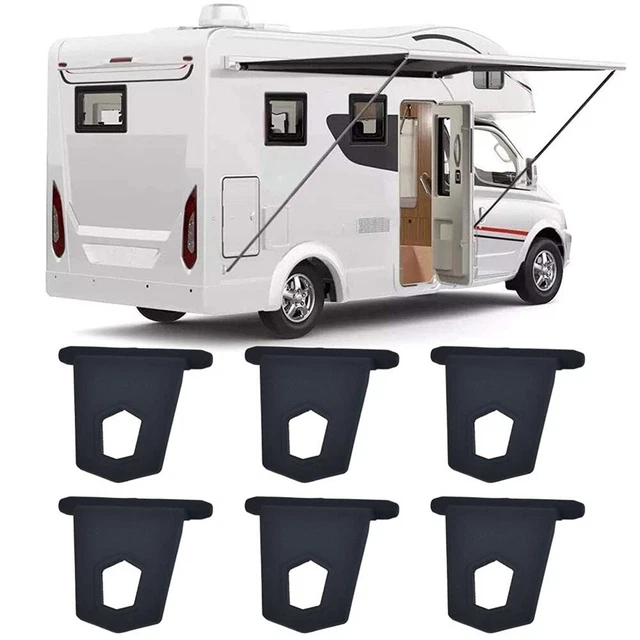 6 Crochets En S Pour Camping-car & Tente - Accroche Tout Sur Ton Auvent (Compatible Ø5-8mm)