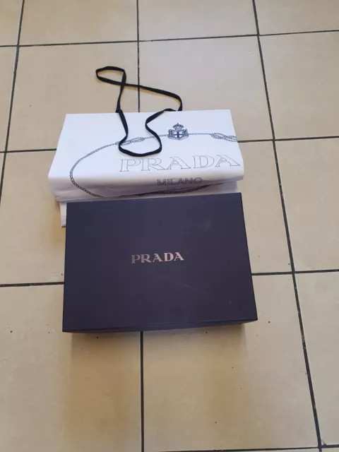 PRADA EMPTY SHOE Box with tissu paper. 34 x 24 x13 cm £ - PicClick UK PRADA EMPTY SHOE Box with tissu paper. 34 x 24 x13 cm £ - PicClick UK