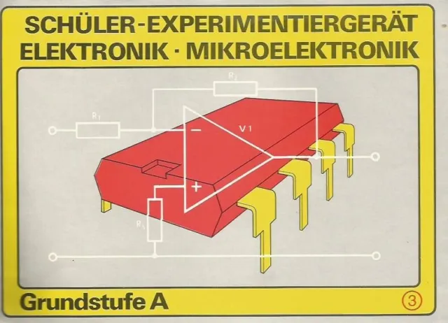 10 135 DDR Experimentierkasten Polytronic Mikroelektronik A1-A3 Anleitung 3