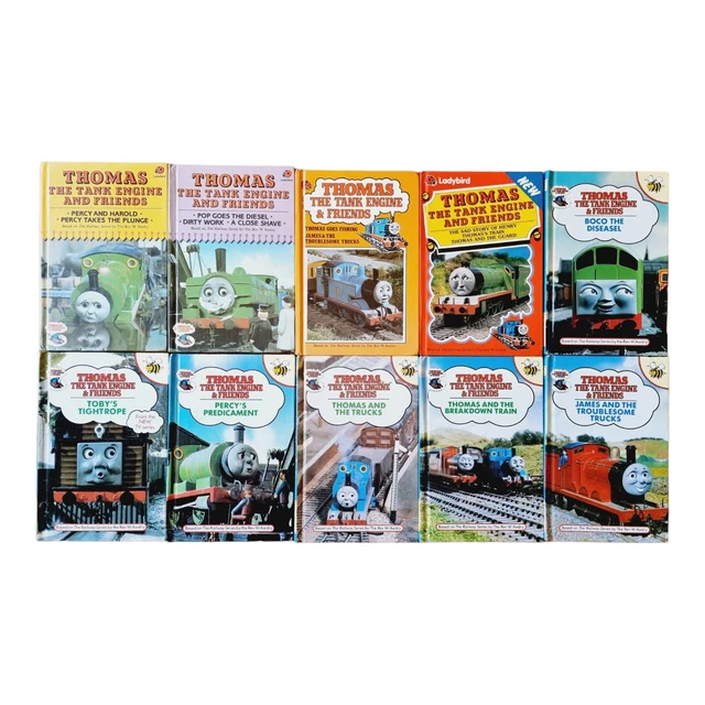 VINTAGE THOMAS THE TANK ENGINE and FRIENDS Bulk Book Lot Tv Show BUZZ ...