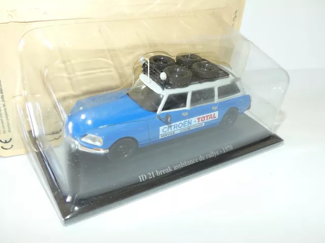 CITROEN ID 21 BREAK ASSISTANCE DE RALLYE 1970 UNIVERSAL HOBBIES  1:43 blister