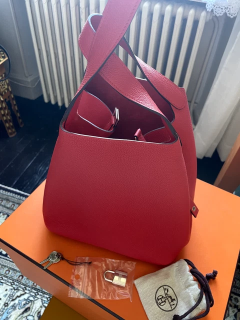 NEUF SAC A MAIN HERMES PICOTIN 22 taurillon clémence facture