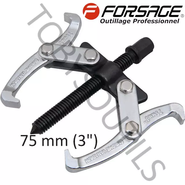 Extracteur 2 griffes asymétriques réversibles écartement de 75 mm 3" FORSAG