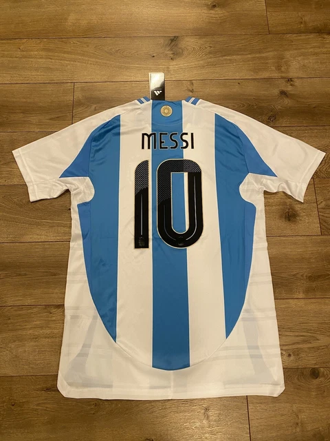 Argentina Messi 10 Home White Short Kids Football Kit 2024