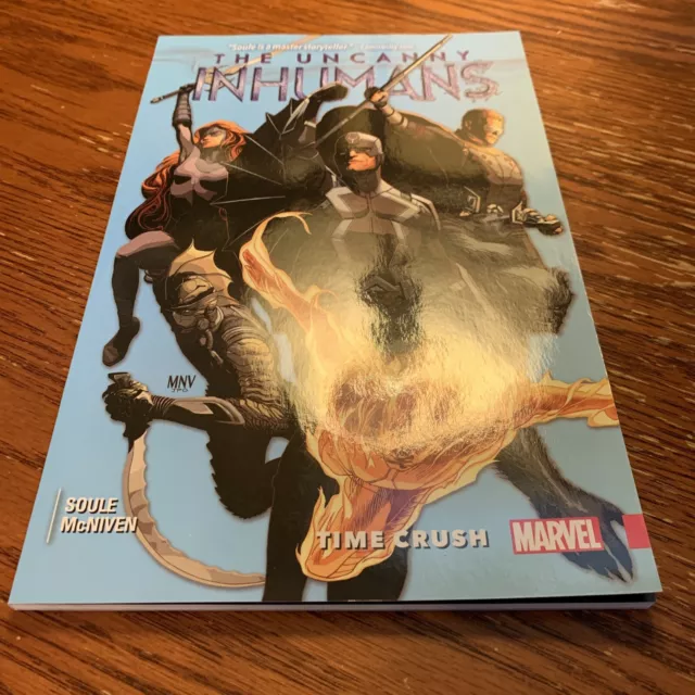 2016 Marvel The Uncanny Inhumans Time Crush Vol. 1 TPB Graphic Novel Comic Book
