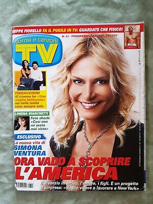 AL98 MAGAZINE SORRISI CANZONI 47 2007 KATHERINE HEIGL MIGUEL BOSE ANGELINA JOLIE 