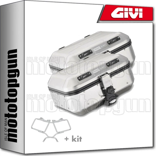 Valises Latérales Moto GIVI Dolomiti DLM30B Pour Yamaha XT 1200 Z Super Ténéré (2016) - Kit Complet Neuf
