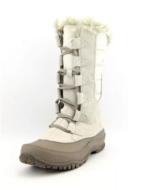 The North Face Nuptse Purna Women's Winter Boots In Morning Ivory Size 9 BNIB