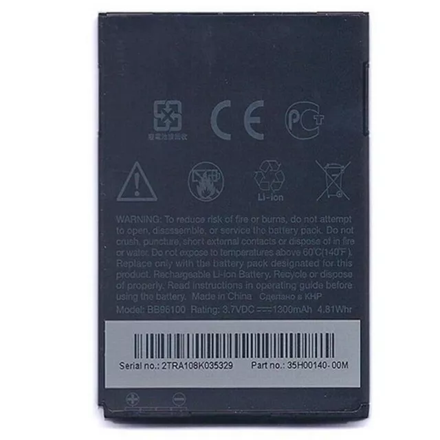 HTC Batterie Original Ba S450 pour 7 Mozart Desire Z Nexus One 1300mAh Pile