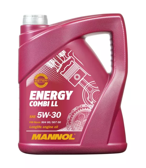 5L MOTORÖL MANNOL ENERGY COMBI LL 5W-30 5W30 für BMW MERCEDES PORSCHE VW MINI