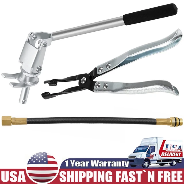 66784 Valve Spring Compressor Stud Mount + 19700 Holder + HW0107 Stem Seal Plier