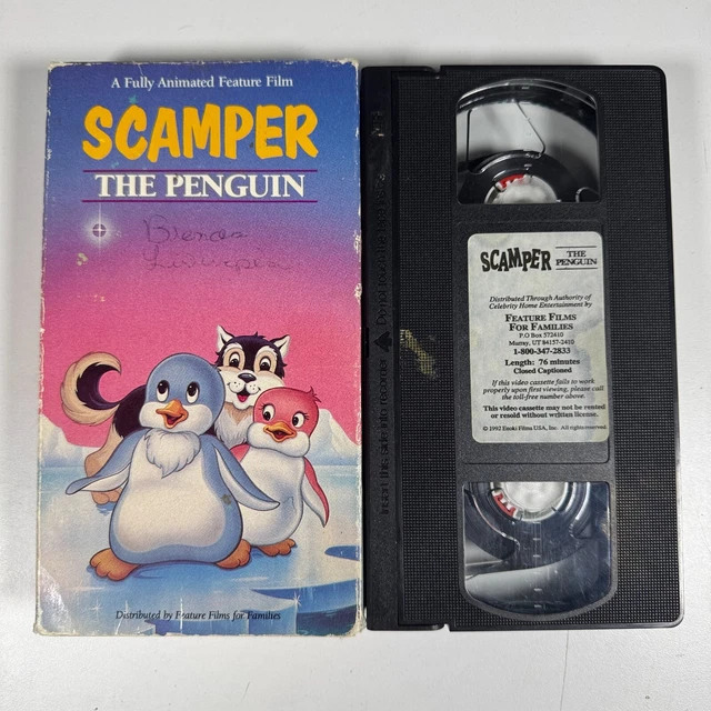 SCAMPER THE PENGUIN VHS Video Tape £13.97 - PicClick UK