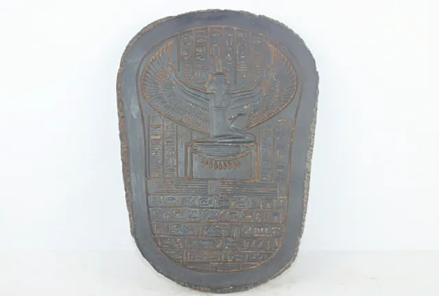Rara estela de Isis alada antigua egipcia antigua estela faraónica