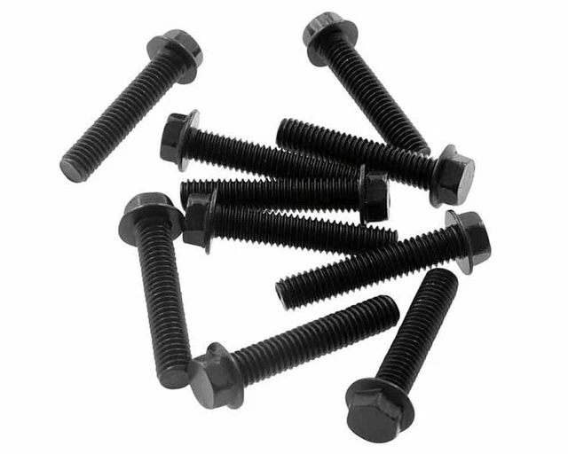 Vis à embase M6x30 10 pièces noir