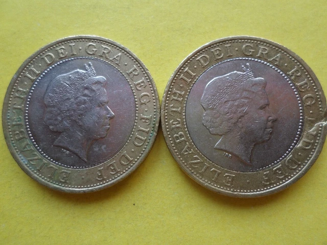 United Kingdom Two Pounds  2005,Error,Pemember/Remember,Very Rare Error.
