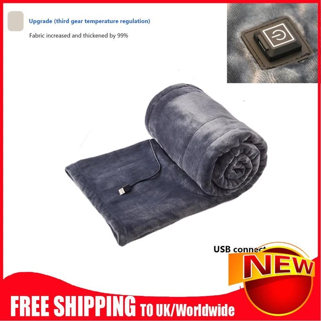 Coperta elettrica USB pelle morbida 5V cuscinetto riscaldato invernale 5V per letto casa ufficio