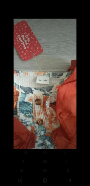 Set outfit bambina.  Con top abbinato e fascia