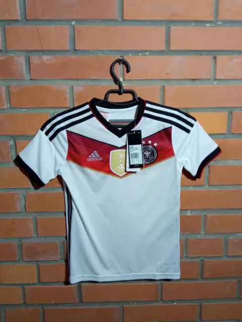 Germany Home football shirt 2014 - 2015 Team Jersey Adidas Trikot Young Size L