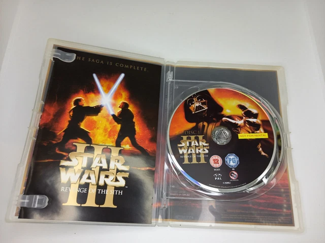 STAR WARS REVENGE of the Sith 2 Disc DVD Special Edition THX Digitally ...