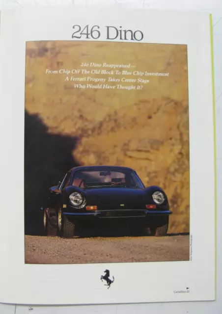 CAVALLINO FERRARI Sportwagen ENTHUSIASTEN Magazin FEB/MÄRZ 1989 Nr. 49 3