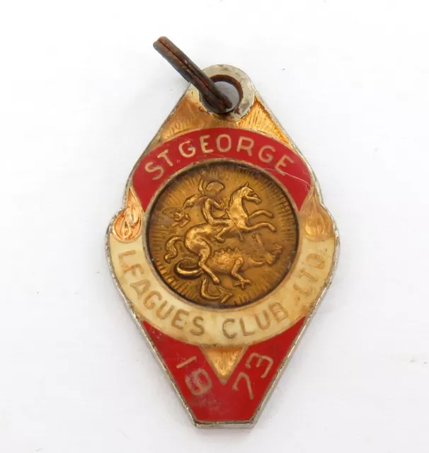 1973 St George Leagues Club Ltd Members Badge.