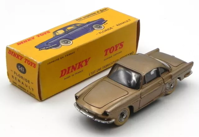 Dinky Toys Renault Floride Or N.543 Boxed Meccanofrance Pas De Atlas