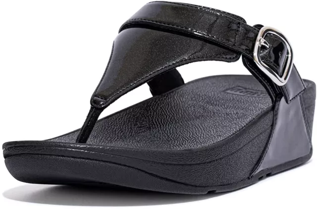 FitFlop Lulu Glitter Adjustable Toe-Post Sandals