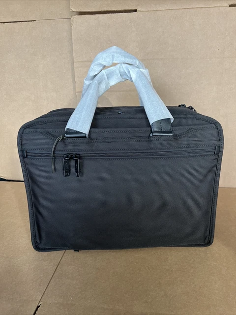 Tumi Alpha 2 Expandable Organizer Laptop Brief Black Ballistic Nylon 116409-1041 6