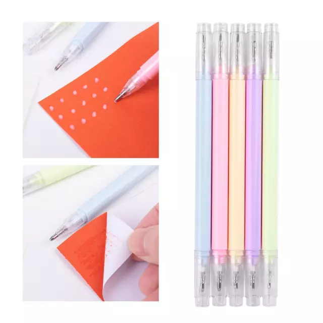 5 pièces multicolore coupe-papier stylos couteau utilitaire pour outil de